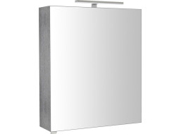 Sapho RIWA galerka s LED osvetlením, 60x70x17cm, dub strieborný RIW060-0011