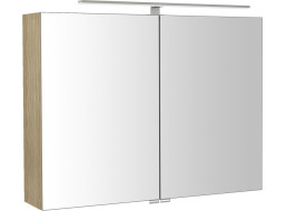 Sapho RIWA galerka s LED osvetlením, 81x70x17cm, brest bardini RIW080-0013