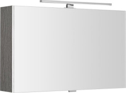Sapho CLOE galerka s LED osvetlením 80x50x18cm, dub strieborný CE080-0011