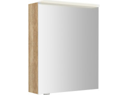 Sapho LINEX galerka s LED osvetlením, 60x70x15cm, ľavá/pravá, dub alabama LX060-0022
