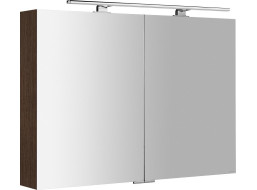 Sapho MIRRÓ galerka s LED osvetlením, 100x70x16cm, borovica rustik MC100-0016
