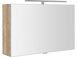 Sapho CLOE galerka s LED osvetlením 80x50x18cm, dub alabama CE080-0022