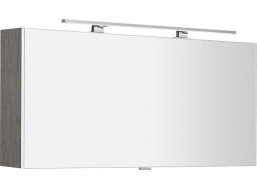 Sapho CLOE galerka s LED osvetlením 120x50x18cm, dub strieborný CE120-0011