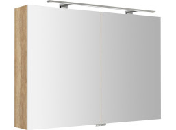 Sapho RIWA galerka s LED osvetlením, 101x70x17cm, dub alabama RIW100-0022