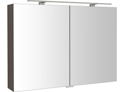 Sapho RIWA galerka s LED osvetlením, 101x70x17cm, borovica rustik RIW100-0016
