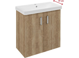 Sapho THEIA umývadlová skrinka 66, 3x70x35cm, 2x dvierka, dub alabama TH072-2222