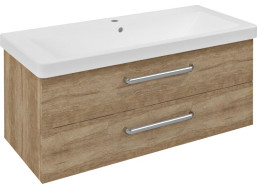 Sapho THEIA umývadlová skrinka 101, 4x43, 5x44, 2cm, 2xzásuvka, dub alabama TH105-2222