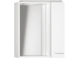 Aqualine ZOJA/KERAMIA FRESH galerka s LED osvetlením, 60x60x14cm, pravá, biela 45022