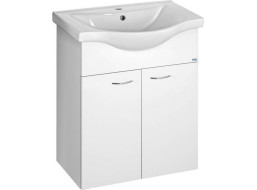 Aqualine KERAMIA FRESH umývadlová skrinka 60, 6x74x34 cm, biela 50063A