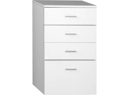 Aqualine ZOJA/KERAMIA FRESH skrinka spodná 50x78x29cm, biela, zásuvková 50308