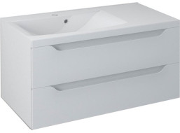 Sapho WAVE umývadlová skrinka 89, 7x45x47, 8cm, ľavá, biela WA092-3030