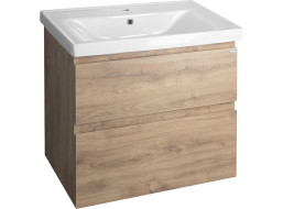 Aqualine ALTAIR umývadlová skrinka 67x60x45cm, dub emporio AI370