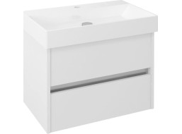 Sapho NIRONA umývadlová skrinka 67x51, 5x43 cm, biela NR070-3030