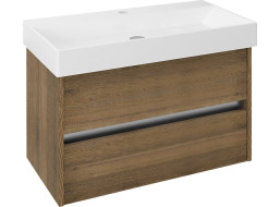 Sapho NIRONA umývadlová skrinka 82x51, 5x43 cm, dub Sherwood NR085-1515