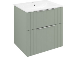Sapho CIRASA umývadlová skrinka 59, 2x64x46cm, verde strip CR601-4444S