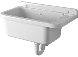 Aqualine Závesná výlevka s odkladacou plochou 60x34cm, plast, biela PI5060