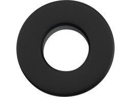 Sapho Kovová krytka prepadu umývadla, 30 mm, čierna mat AR911