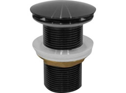 Sapho AURUM umývadlová výpusť 5/4“, click-clack, antracit ND-AU100