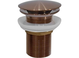 Sapho AURUM umývadlová výpusť 5/4“, click-clack, meď mat ND-AU300