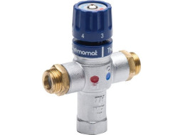 Sapho Termostatický zmiešavač, 1/2", 30-60 stupňov, spätné klapky TMT12MPM
