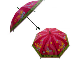 TEDDIES Dáždnik 66cm vystreľovací Motýľ