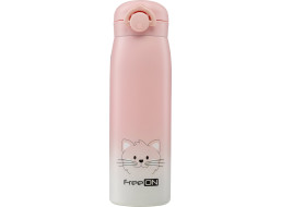 FreeON Termoska nerezová 480 ml - ružová