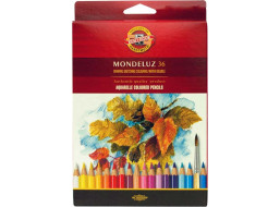 KOH-I-NOOR Akvarelové pastelky Mondeluz 3719 - 36 ks