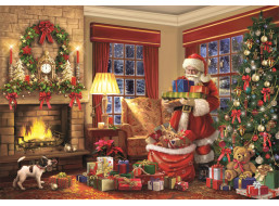 CLEMENTONI Puzzle Santova návšteva 1000 dielikov