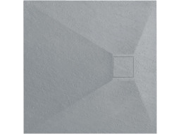 Sprchová SMC vanička REA MAGNUM GREY 90x90 cm - imitácia kameňa - šedá