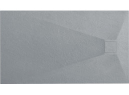 Sprchová SMC vanička REA MAGNUM GREY 90x120 cm - imitácia kameňa - šedá