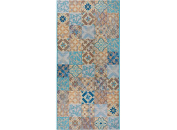 Behúň Cappuccino 105880 Mosaik Blue Multicolored