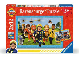 RAVENSBURGER Puzzle Požiarnik Sam v akcii 2x12 dielikov