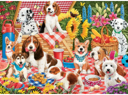 COBBLE HILL Rodinné puzzle Pikniková párty 350 dielikov