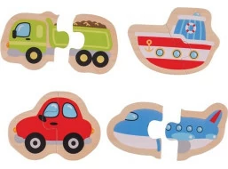 Bigjigs Toys Easy puzzle Dopravné prostriedky