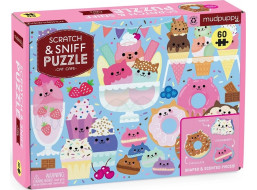 Mudpuppy Puzzle Mačacia kaviareň s vôňou 60 dielikov