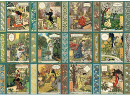 COBBLE HILL Puzzle Jardiniere: Záhradnícky kalendár 1000 dielikov