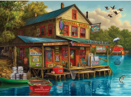COBBLE HILL Puzzle Obchod Bob&#39;s Beer & Bait 1000 dielikov