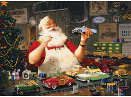 COBBLE HILL Puzzle Santa maľujúce autíčka 1000 dielikov