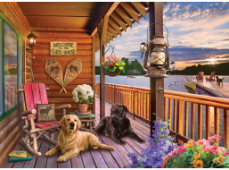 COBBLE HILL Puzzle Vitajte v dome pri jazere 1000 dielikov