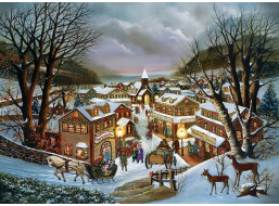 COBBLE HILL Puzzle Spomienka na Vianoce 1000 dielikov