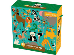 Mudpuppy Jumbo puzzle Zvieratká z celého sveta 25 dielikov