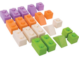 Bigjigs Baby Drevené Spojkocky Basic set
