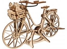 Ugears 3D drevené mechanické puzzle Bicykel Holland