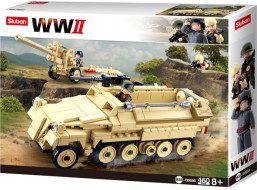 Sluban WWII M38-B0695 Nemecký polopásový ťahač - Half Track