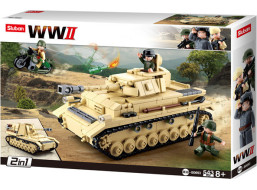 Sluban WWII M38-B0693 Veľký nemecký tank 2v1