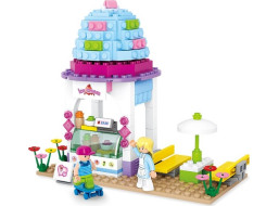 Sluban Girls Dream Town M38-B0525 Zmrzlinový obchodík