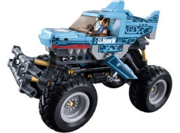 Sluban Power Bricks Naťahovací Off-road Modrý Žralok