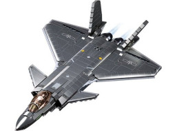 Sluban Army Model Bricks Neviditeľné lietadlo J-20 s kovovým povlakom
