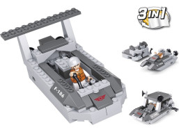 Sluban Army 9into1 M38-B0537D Vyloďovací čln 3v1