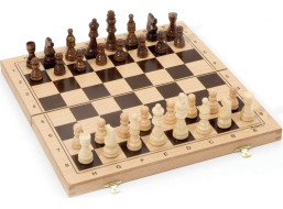 Jeujura Šach v drevenom skladacom boxe